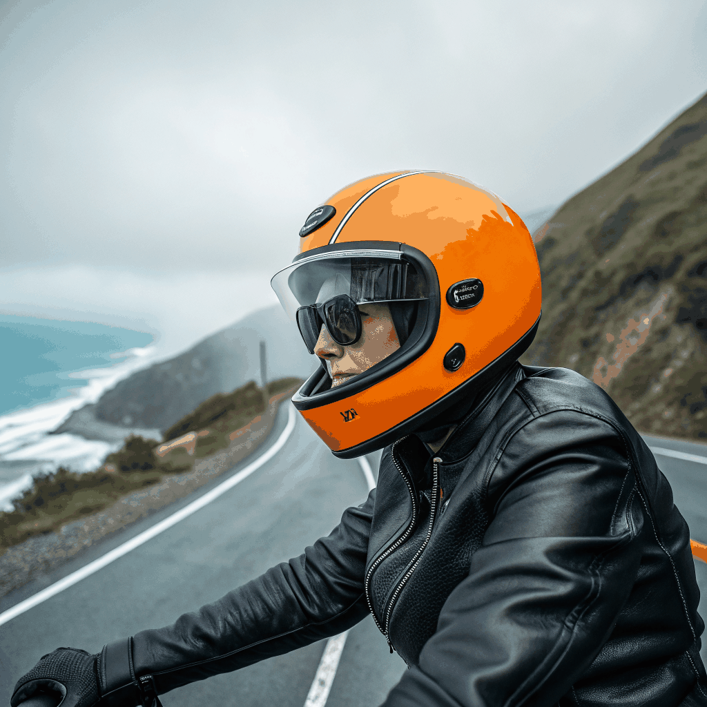 Moto rodando com tranquilidade